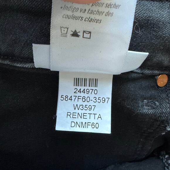 PAIGE Anessa High Rise Ankle Wide Leg Jeans in Renetta Size 30 - Picture 7 of 7